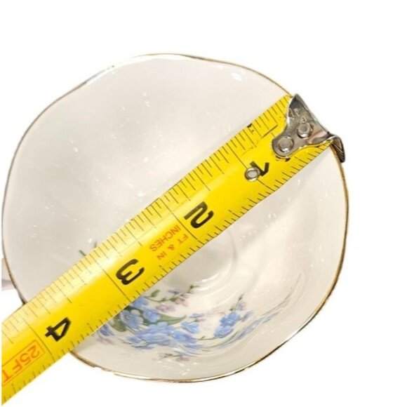 Teacup & Saucer Royal Albert Forget-Me-Not Bone China  Gold Trim Floral Design - Picture 5 of 11